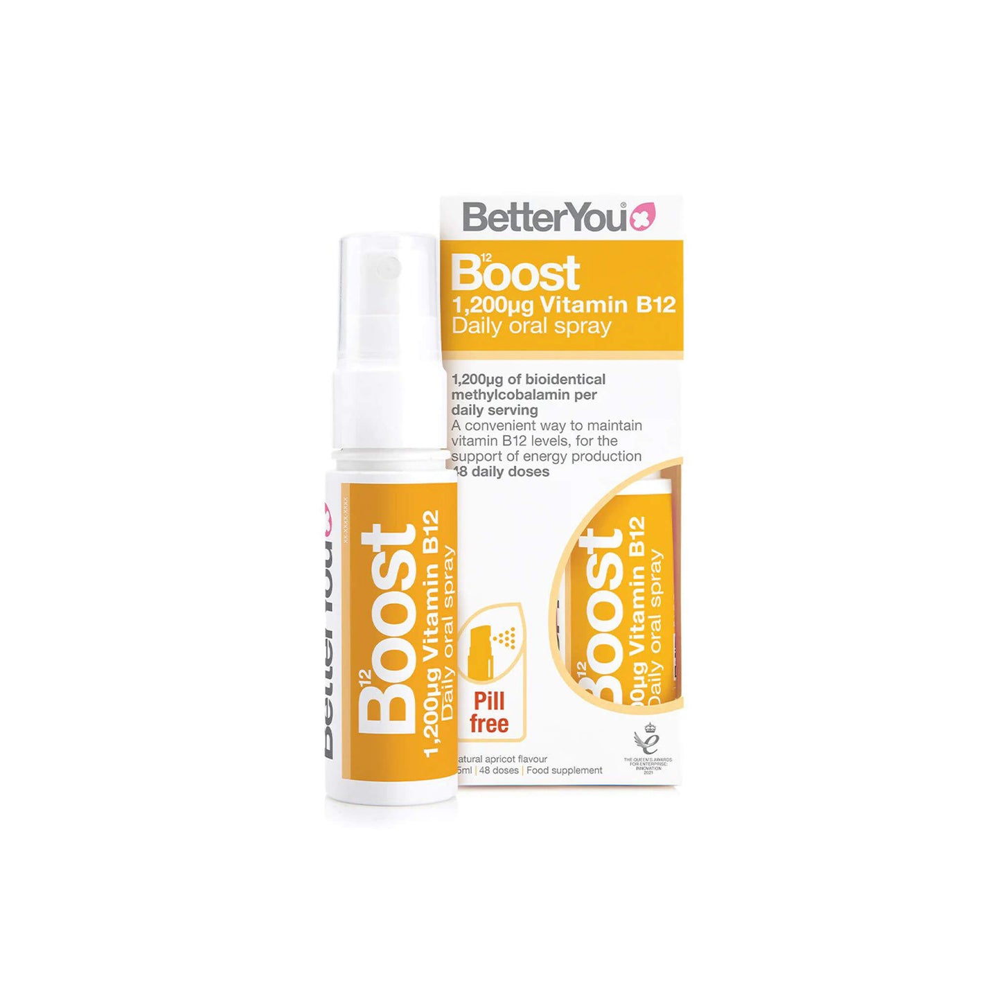 BetterYou, Boost B12 Oral Spray - 160 Servings