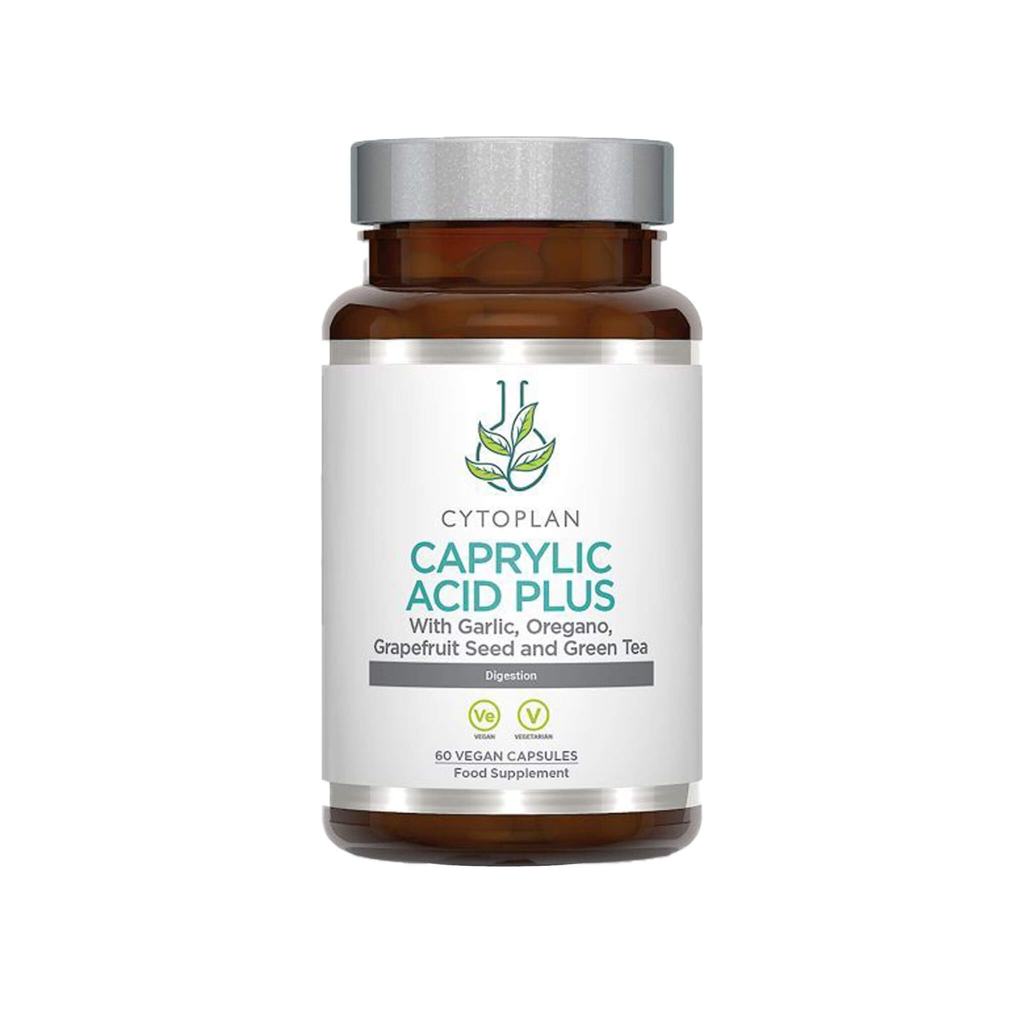 Cytoplan, Caprylic Acid Plus - 60 Vegan Capsules