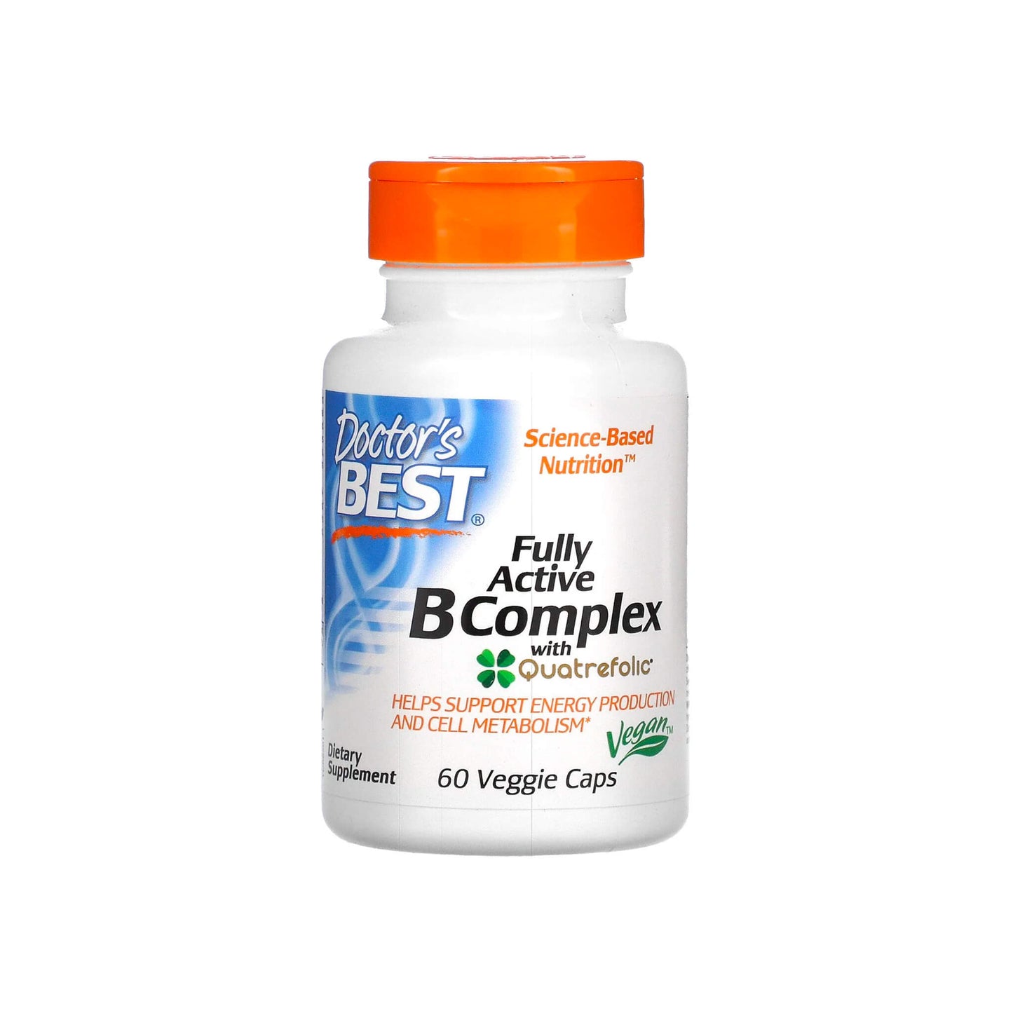 Doctor's Best, Fully Active B-Complex with Quatrefolic
