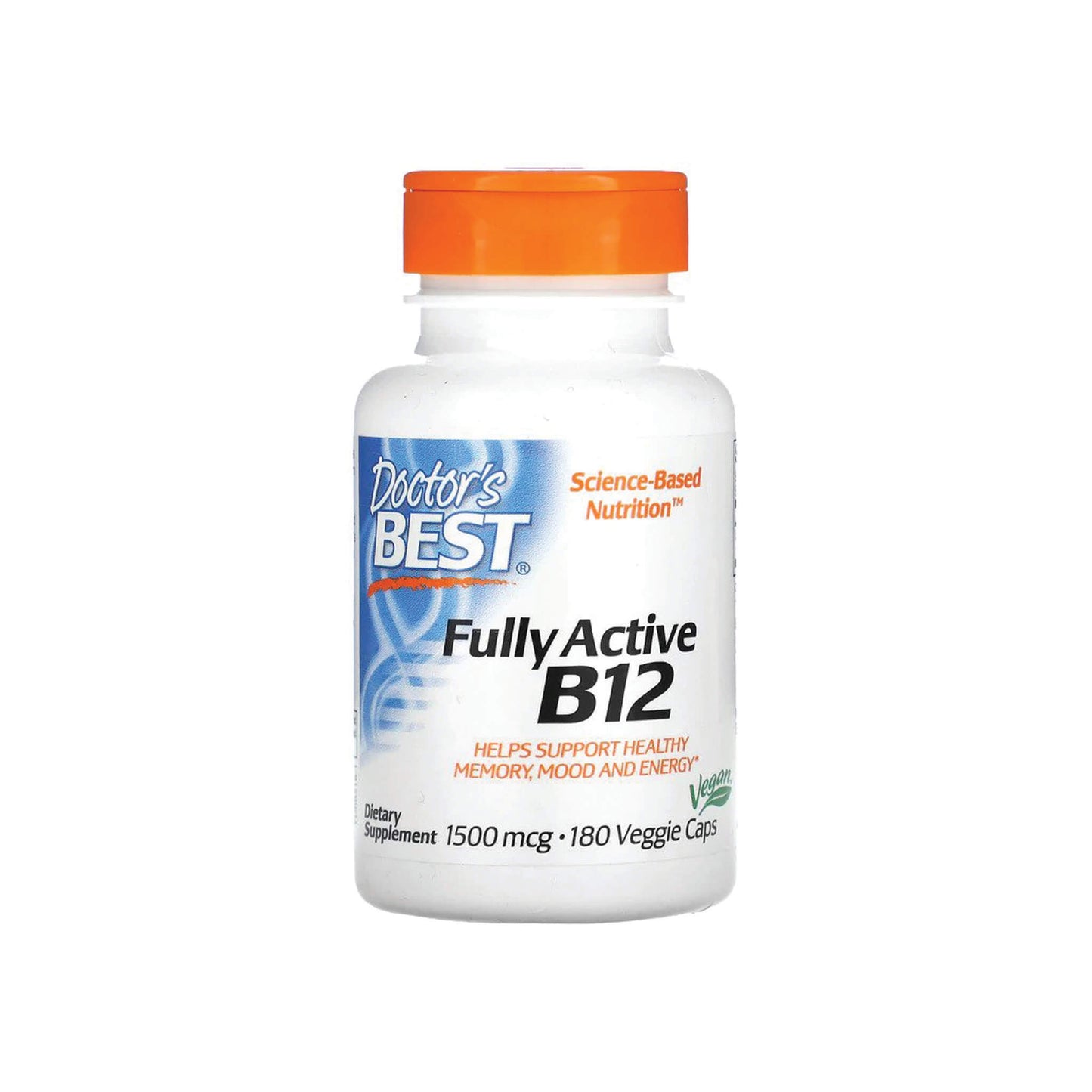 Doctor's Best, Fully Active B12, 1500 mcg - 60 Capsules