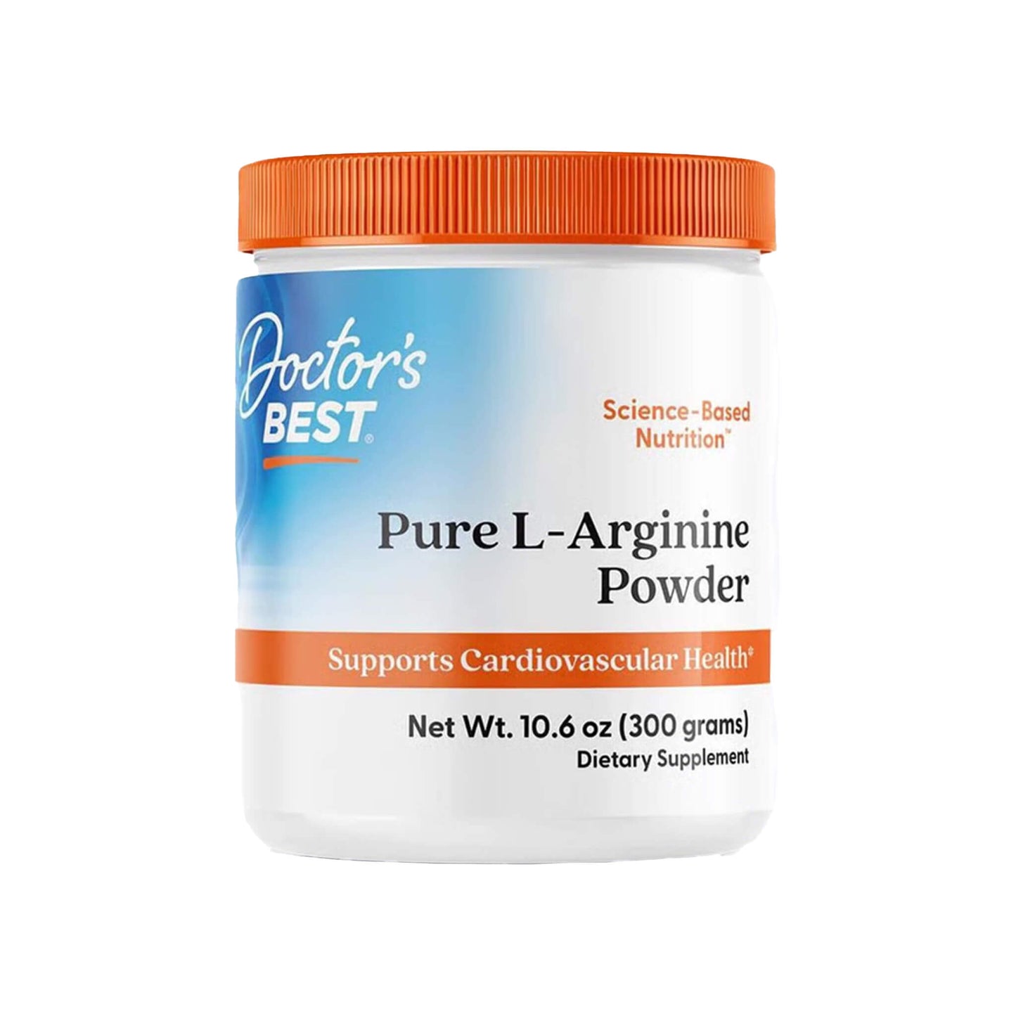 Doctor's Best, Pure L-Arginine Powder - 300 Grams