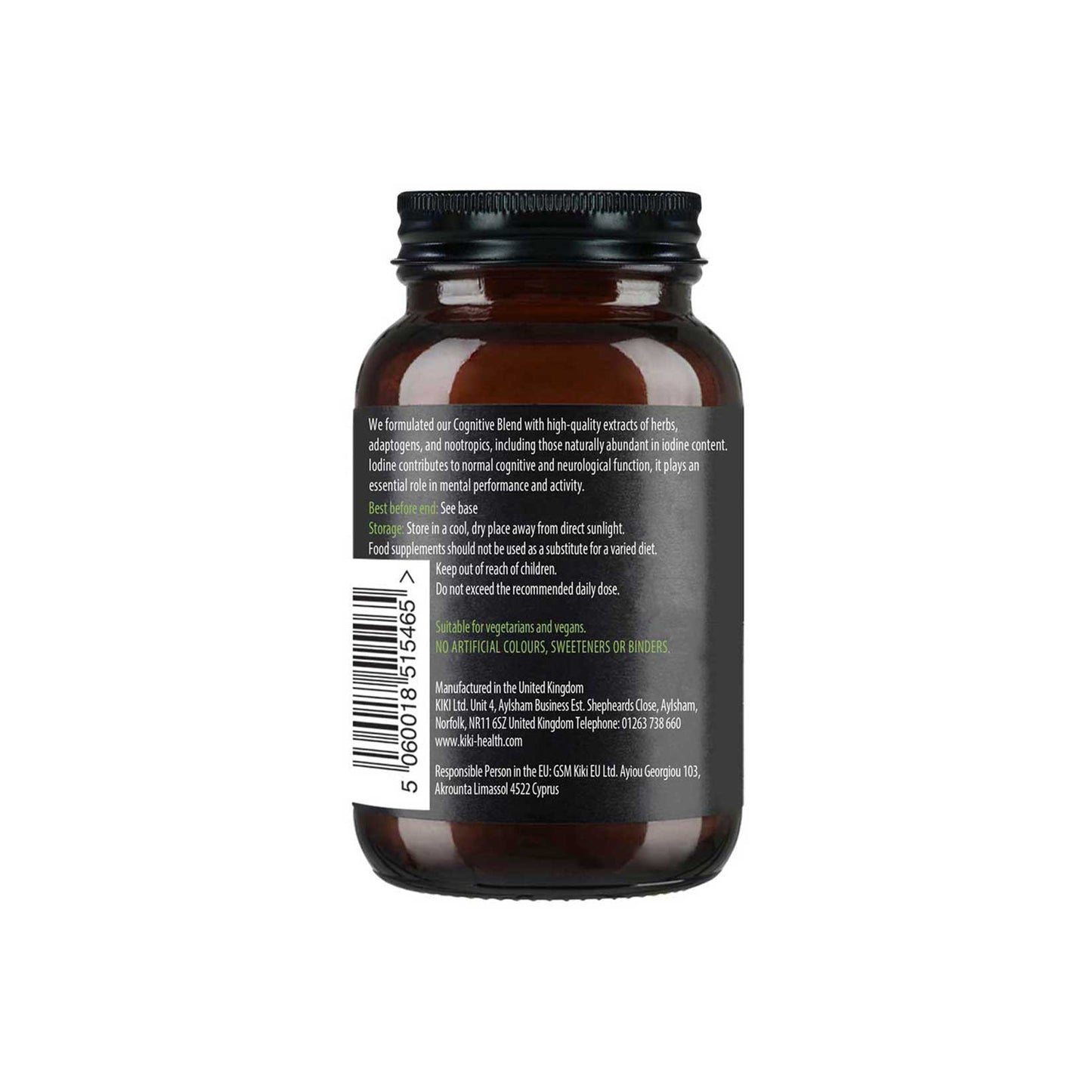 Kiki Health, Cognitive - 60 Vegetable Capsules
