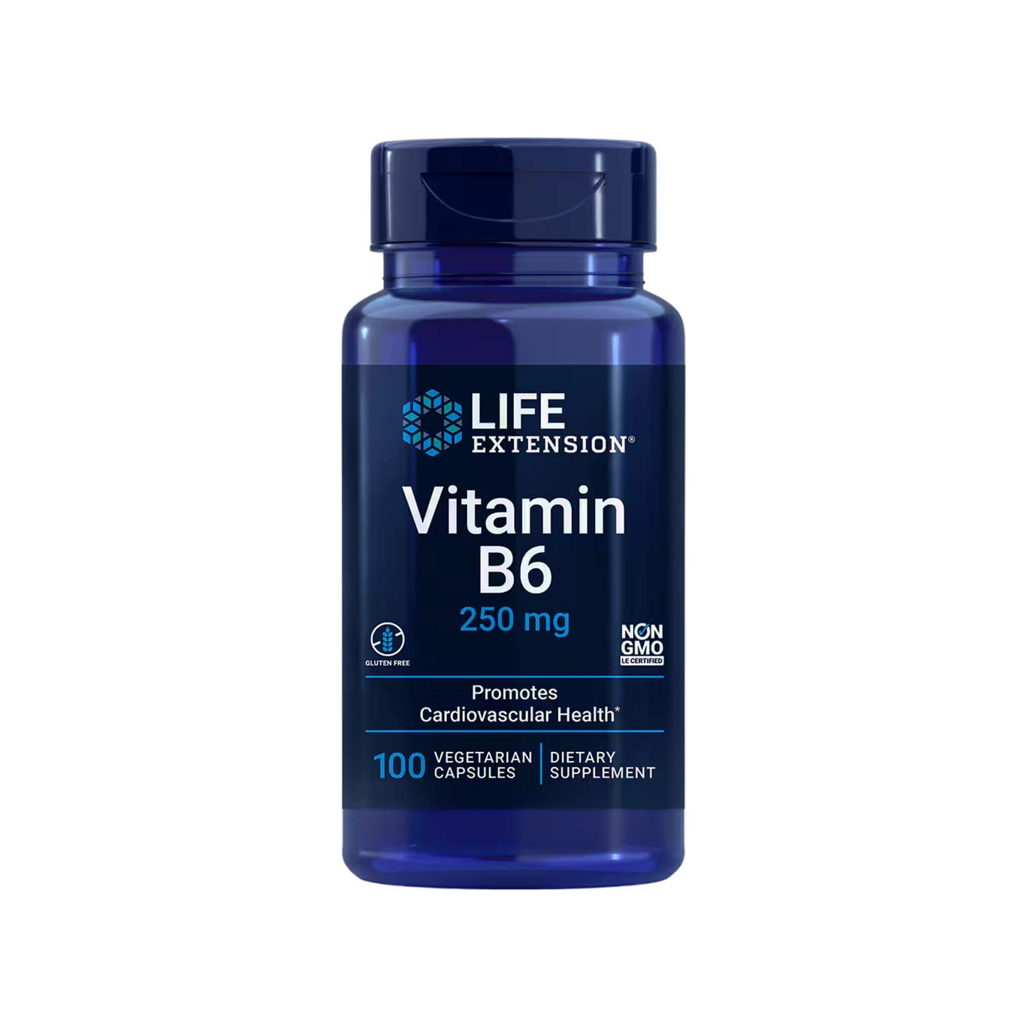 Life Extension, Vitamin B6, 250 mg - 100 Veg Capsules