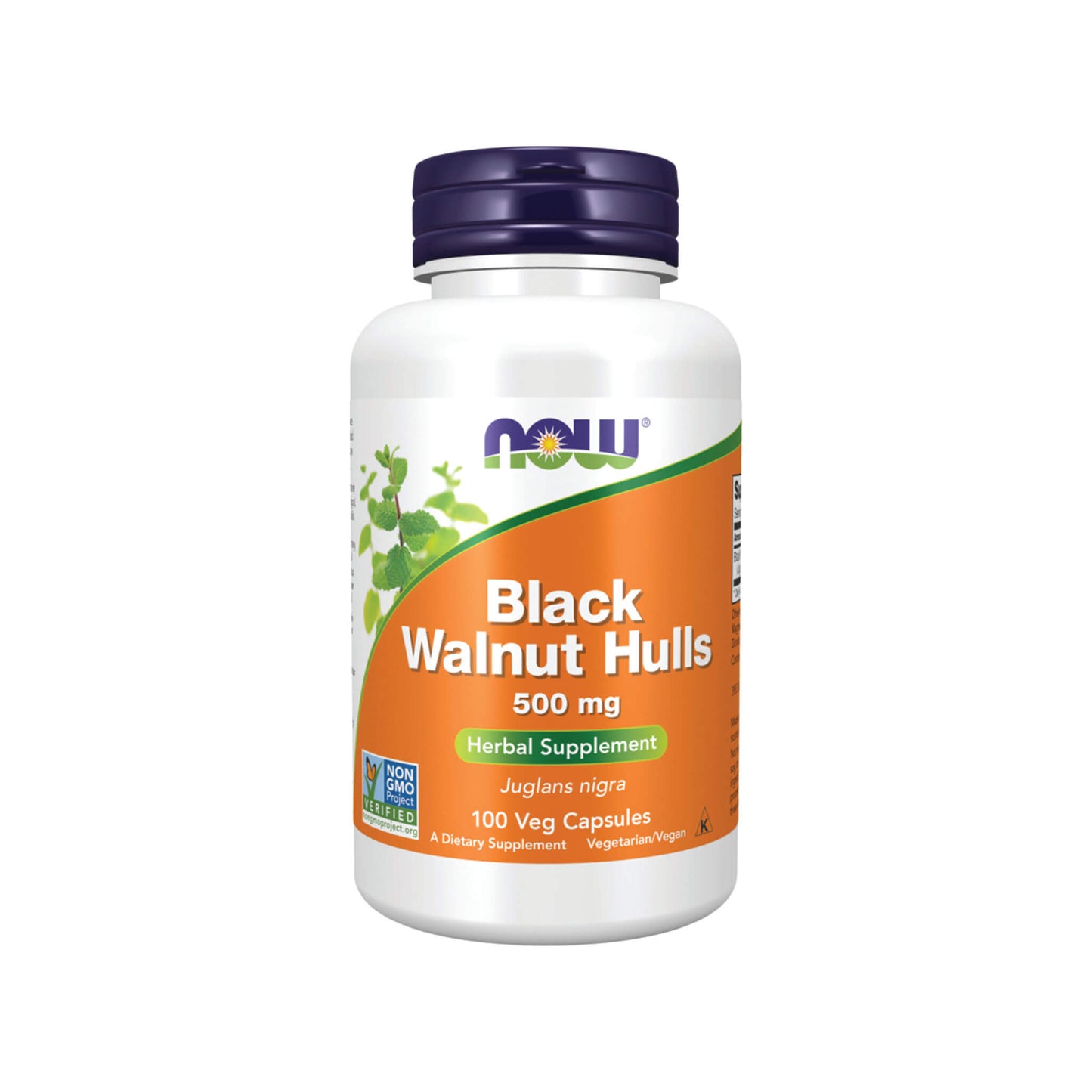 NOW Foods, Black Walnut Hulls, 500mg - 100 Capsules