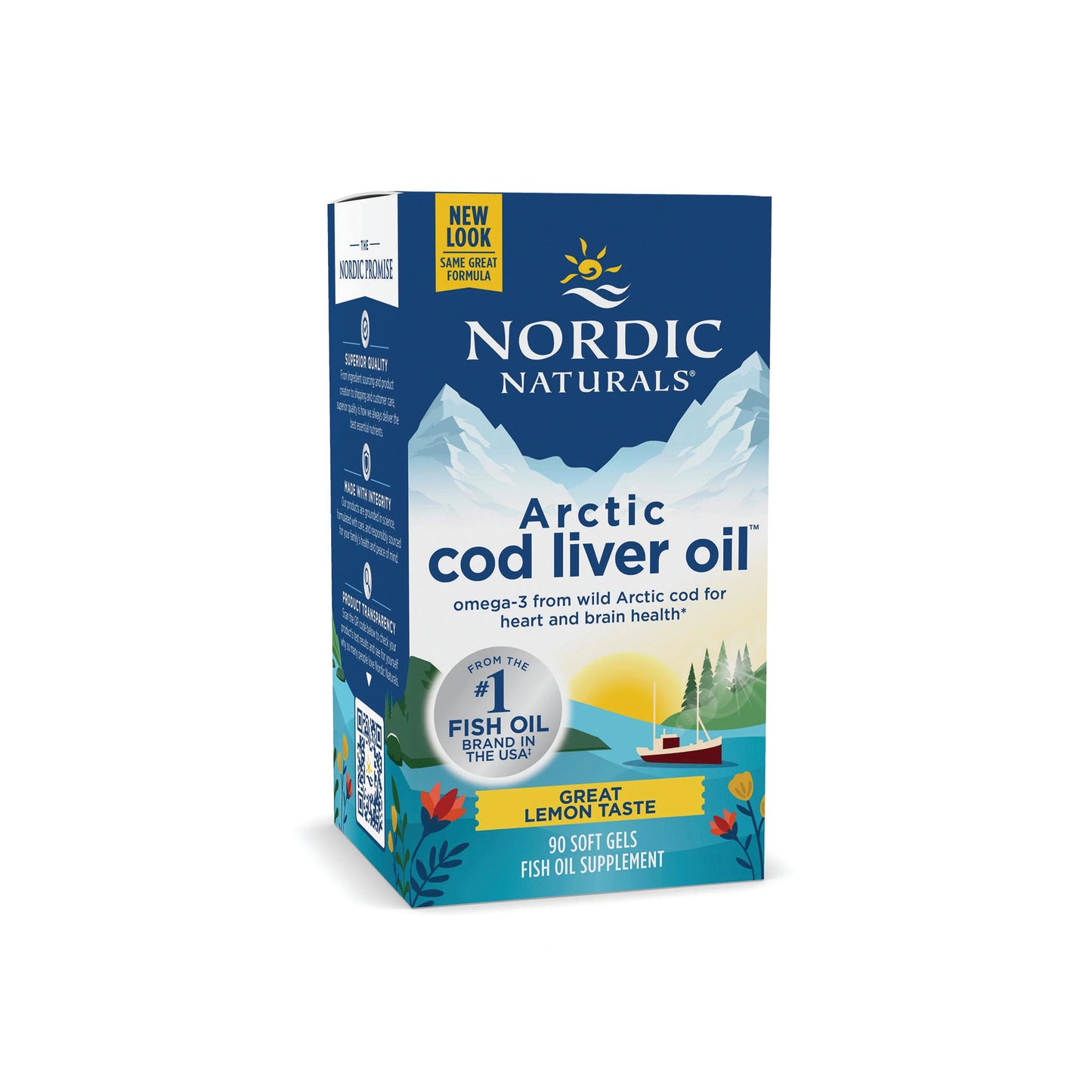Nordic Naturals Arctic Cod Liver Oil, 750mg Lemon