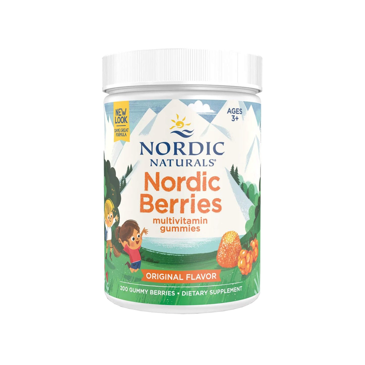 Nordic Naturals, Nordic Berries Multivitamin - Gummy Berries Original Flavour (3y+)