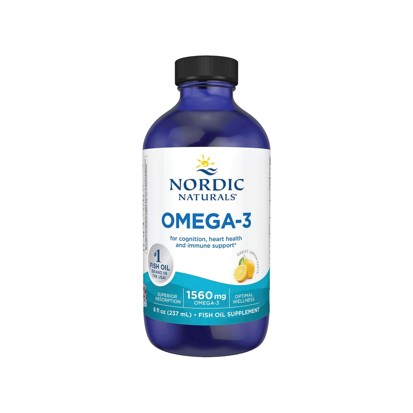 Nordic Naturals Omega-3, 1560 mg - Lemon Flavour