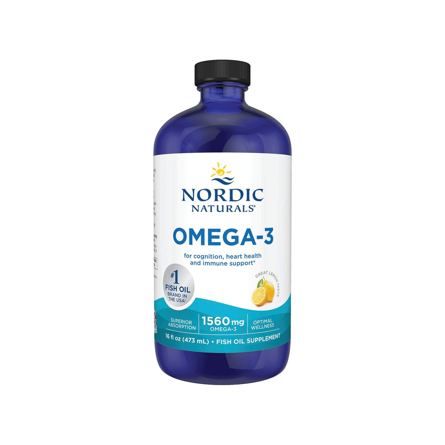 Nordic Naturals Omega-3, 1560 mg - Lemon Flavour