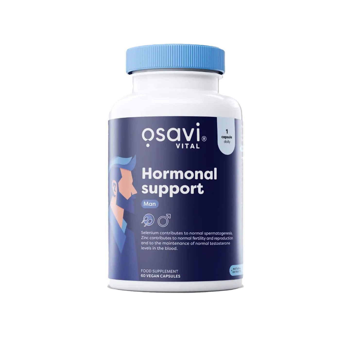 Osavi, Hormonal Support Man - Vegan Capsules