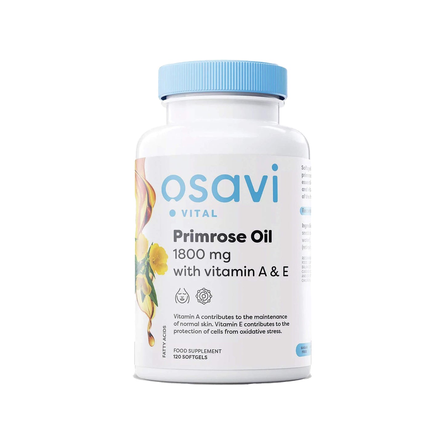 Osavi, Primrose Oil, 1800 mg, with vitamin A and E