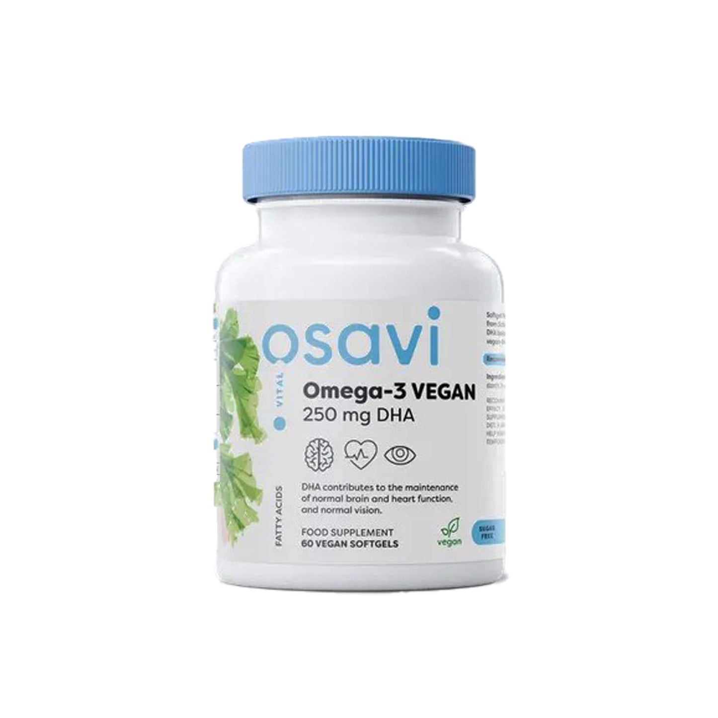 Osavi, Omega-3 Vegan, 250mg DHA - Vegan Soft Gels