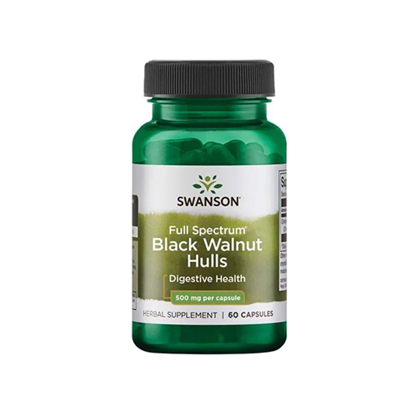 Swanson, Full Spectrum Black Walnut Hulls, 500 mg - 60 Capsules