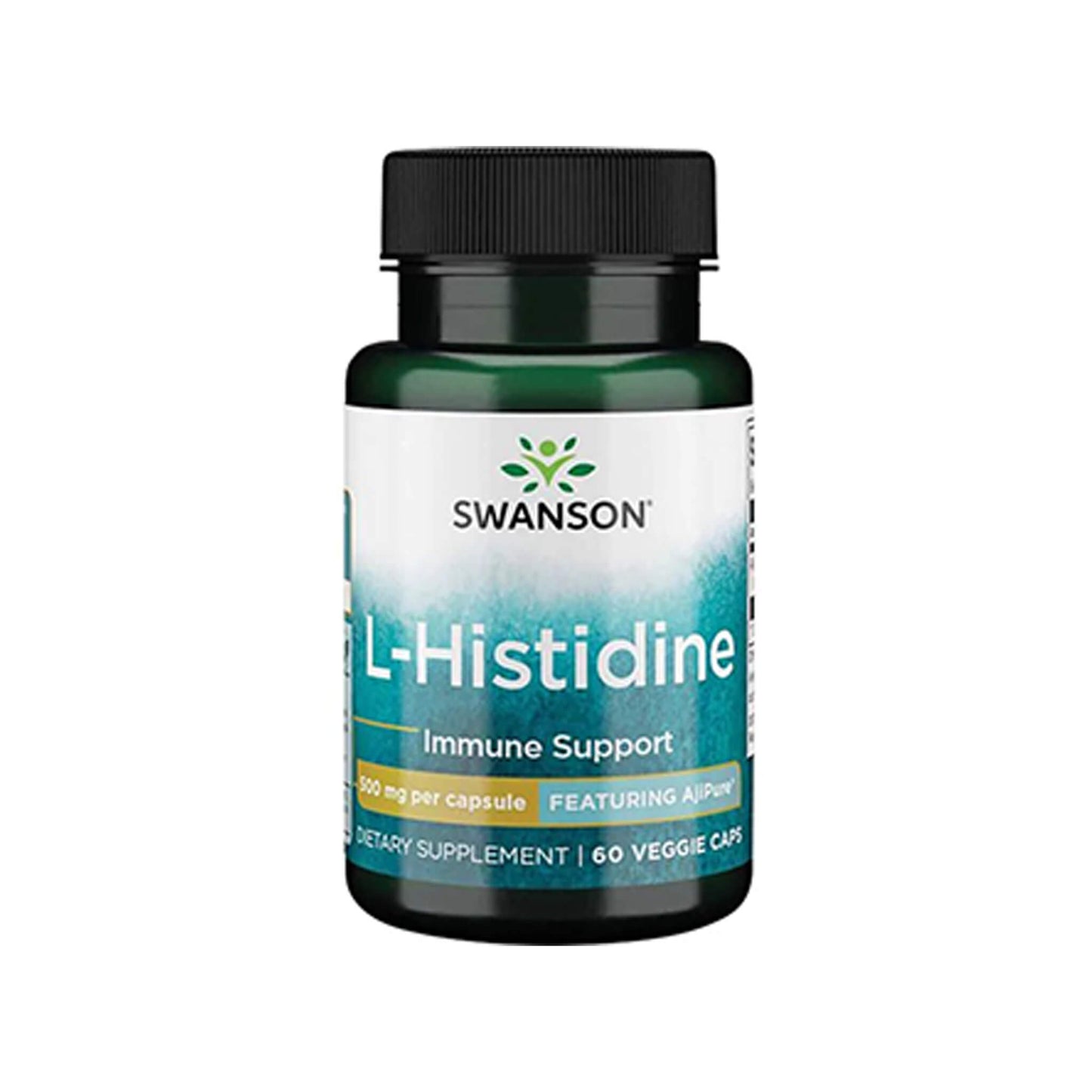 Swanson, AjiPure L-Histidine, 500 mg - 60 Veg Capsules