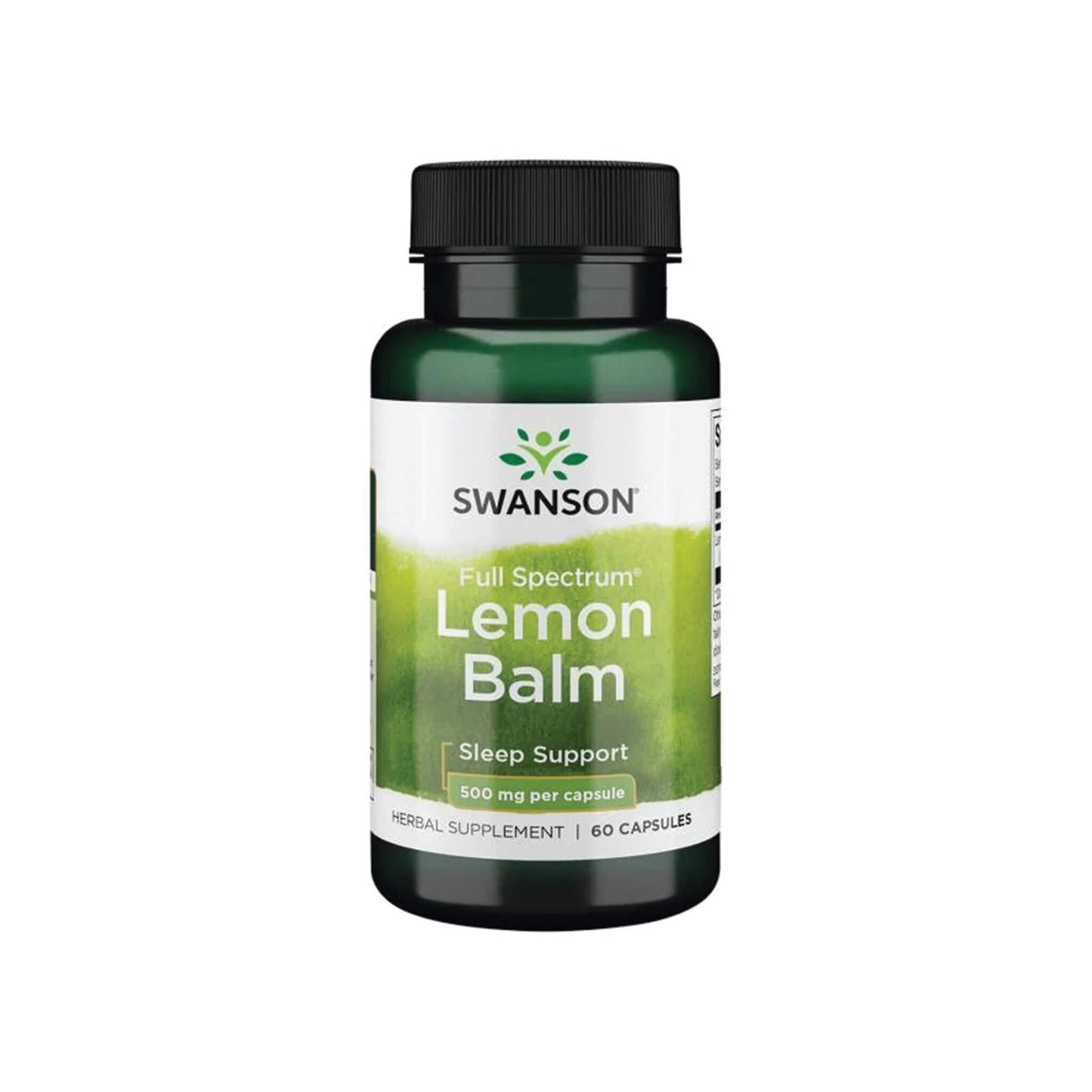 Swanson, Full Spectrum Lemon Balm, 500 mg - 60 Capsules