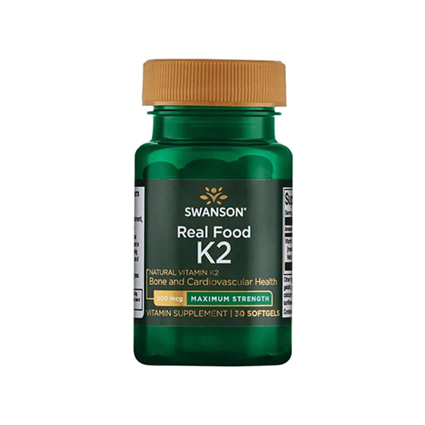 Swanson, Vitamin K-2 - Natural, 200 mcg - 30 Soft Gels