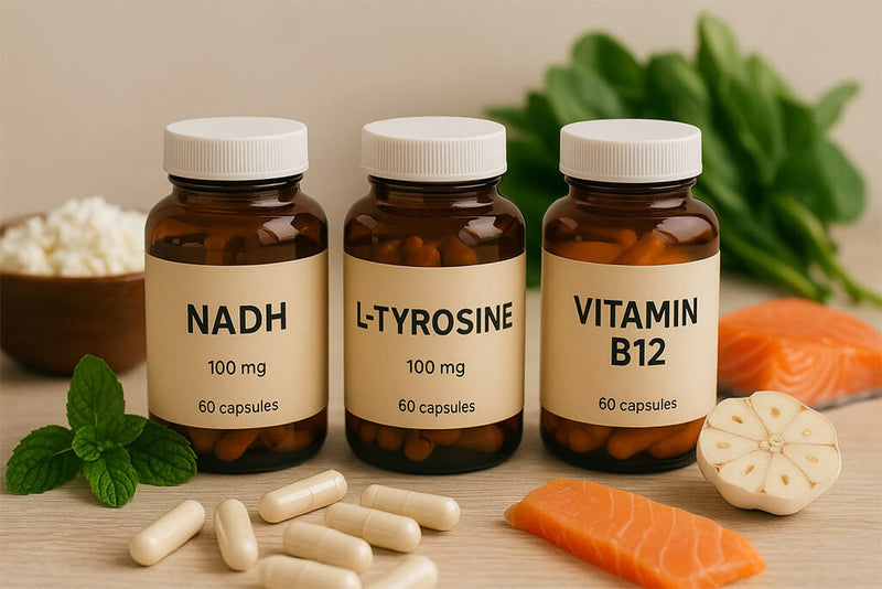 The Energy Trifecta: How NADH, L-Tyrosine and Vitamin B12 Work Together to Restore Vitality
