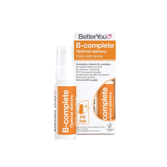 BetterYou, B-complete Daily Oral Spray, Natural Peach - 100 μg