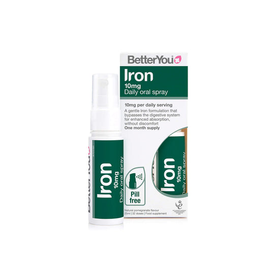 BetterYou, Iron 10 Daily Oral Spray (10 mg), Pomegranate - 25 ml