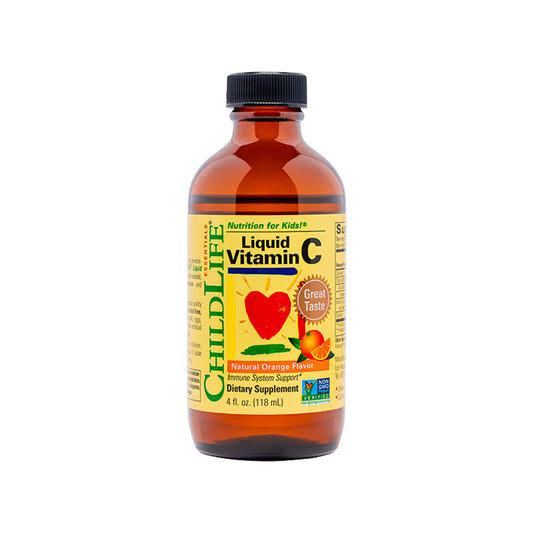 ChildLife, Liquid Vitamin C, Natural Orange - 118 ml (1y+)
