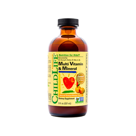 ChildLife, Multi Vitamin & Mineral, Natural Orange/Mango - 237 ml (1y+)