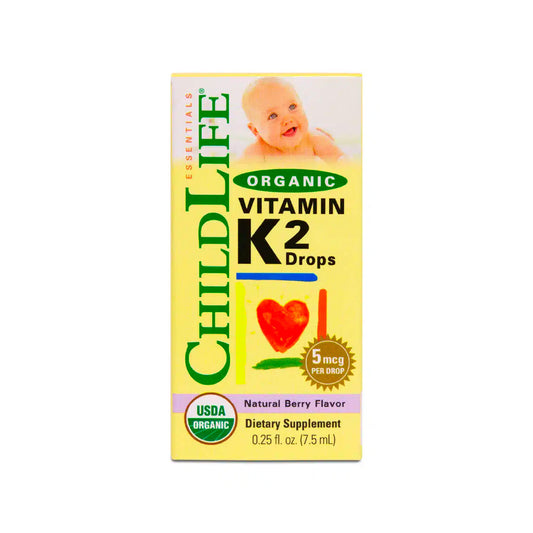 ChildLife, Organic Vitamin K2 Drops, Natural Berry - 7 ml (1y+)
