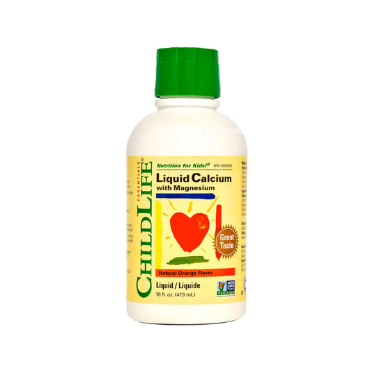 ChildLife, Liquid Calcium with Magnesium, Natural Orange - 473 ml (1y+)