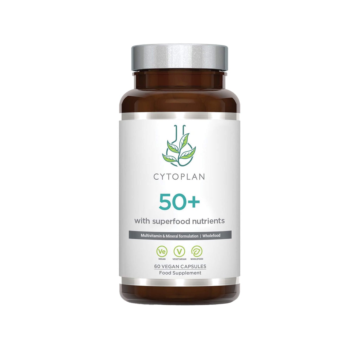 Cytoplan, 50+ Multivitamin - 60 Vegan Capsules