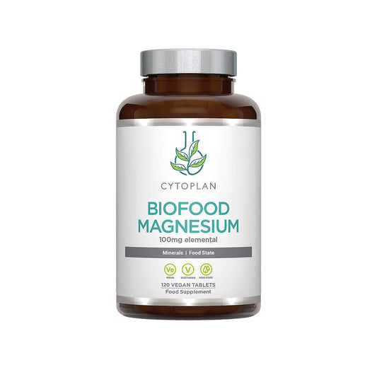 Cytoplan, Biofood Magnesium - 120 Vegan Tablets