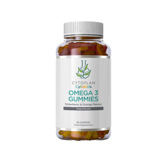 Cytoplan, Kid's Omega 3 Gummies, Strawberry & Orange - 60 Gummies (3y+)