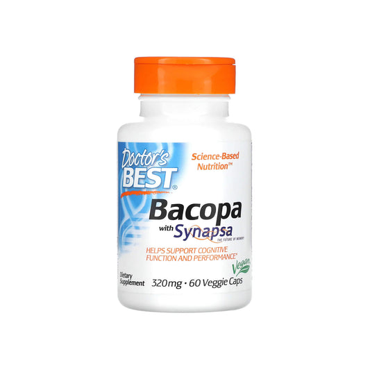 Doctor's Best, Bacopa with Synapsa, 320 mg - 60 Veg Capsules