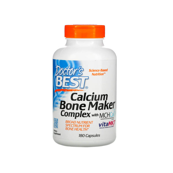 Doctor's Best Calcium Bone Maker Complex with MCHCal - 180 Capsules ...