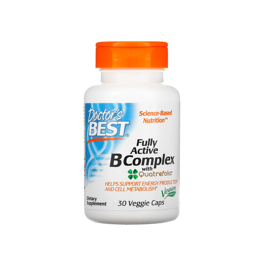 Doctor's Best, Fully Active B-Complex with Quatrefolic