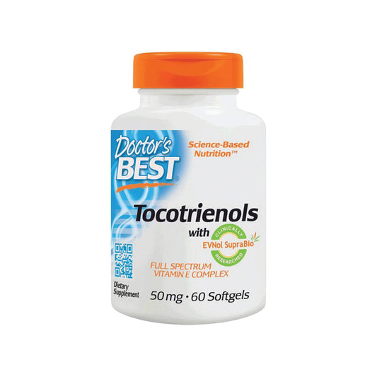 Doctor's Best, Vitamin E - Tocotrienols, 60 Soft Gels