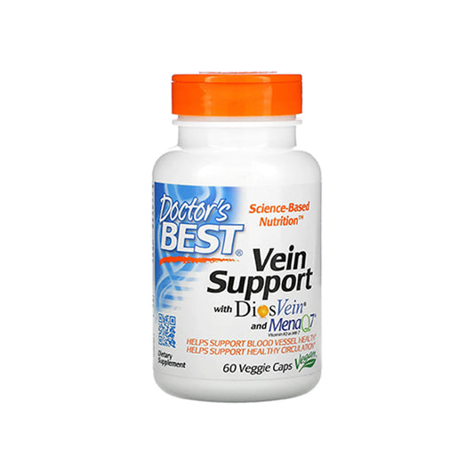 Doctor's Best Vein Support with DiosVein and MenaQ7 - 60 Veg Capsules
