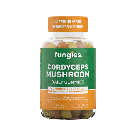 Fungies, Cordyceps Mushroom Gummies, Mango & Pineapple - 120 Gummies