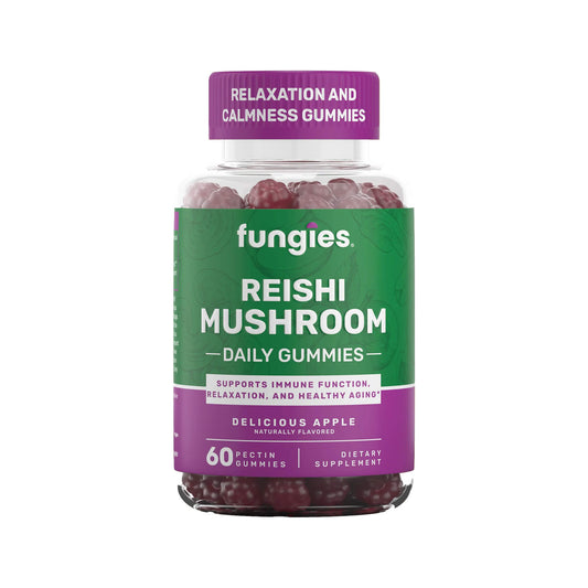 Fungi, Reishi Mushroom Gummies, Delicious Apple - 60 gummies