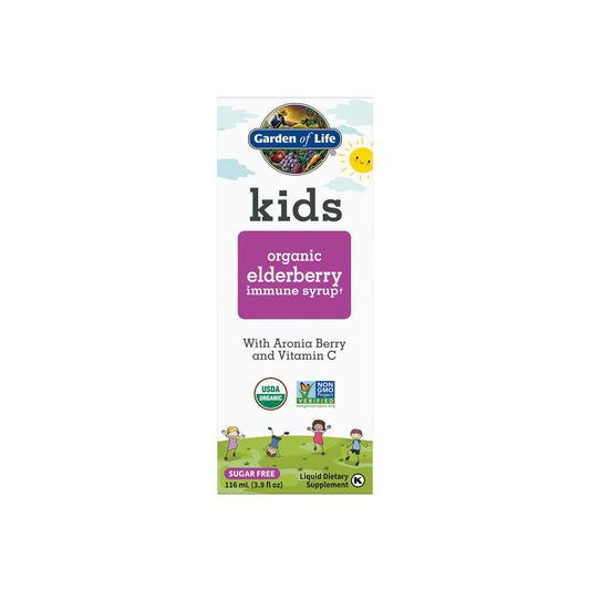 Garden of Life, Kids Organic Elderberry Immune Syrup - 116 ml
