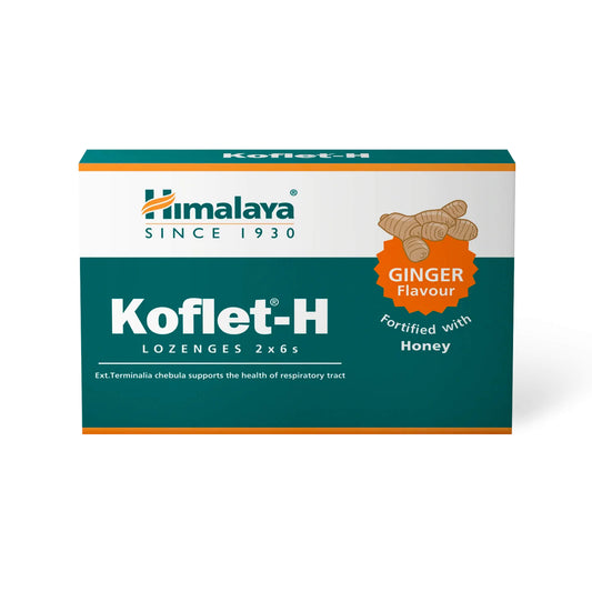 Himalaya, Koflet-H, Ginger - 12 Lozenges