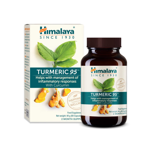 Himalaya, Turmeric 95 with Curcumin - 60 Capsules