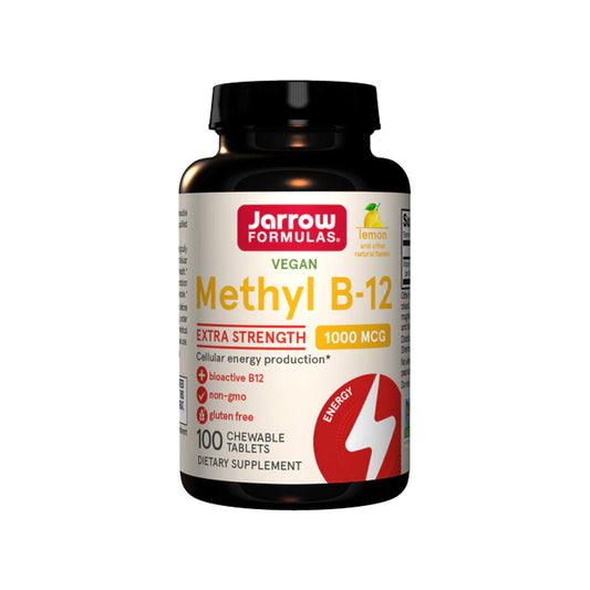 Jarrow Formulas, Methyl B-12, 1000 mcg (Lemon) - 100 Vegan Chewable Tablets