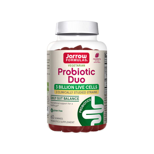 Jarrow Formulas, Probiotic Duo, Raspberry - 60 Gummies