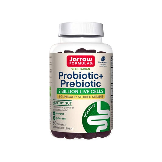Jarrow Formulas, Probiotic + Prebiotic, Blackberry - 60 Gummies