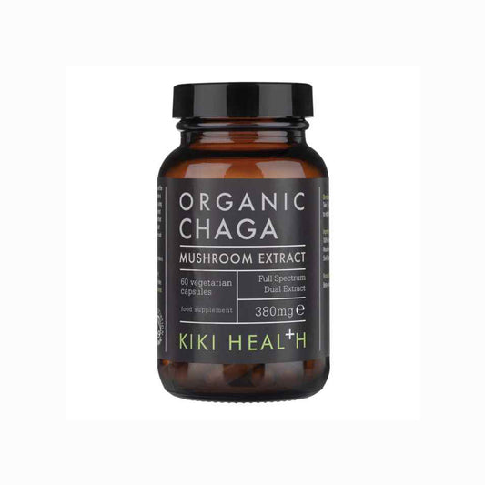 Kiki Health, Chaga Extract, Organic – 60 VegiCaps