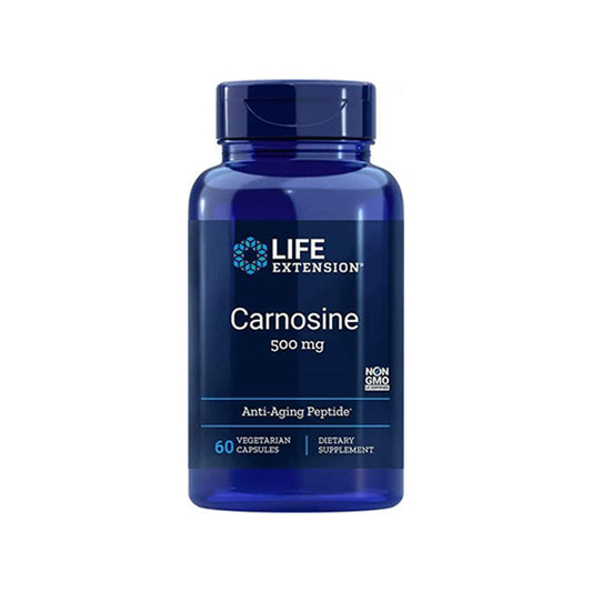 Life Extension, Carnosine, 500mg - 60 Veg Capsules