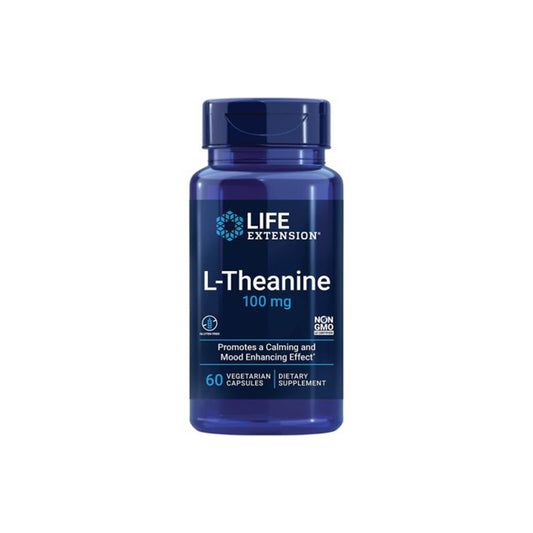 Life Extension, L-Theanine - 60 Vegetarian Capsules
