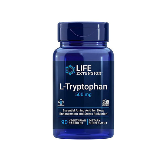 Life Extension, L-Tryptophan, 500mg - 90 Veg Capsules