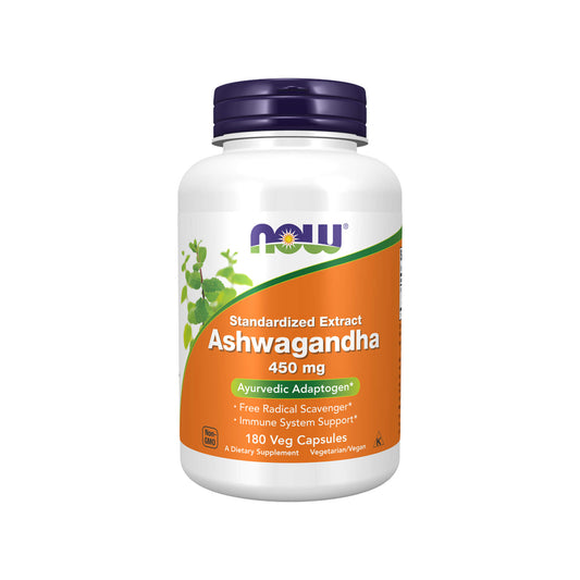 NOW Foods, Ashwagandha Extract, 450 mg - 180 Veg Capsules