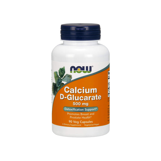 NOW Foods, Calcium D-Glucarate, 500 mg - 90 Veg Capsules