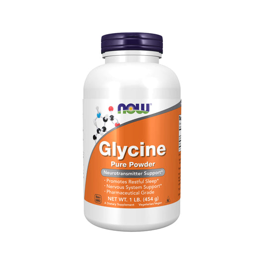 NOW Foods, Glycine, Pure Powder - 454 Grams