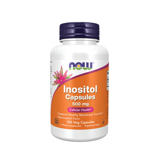 NOW Foods, Inositol, 500 mg - 100 Veg Capsules